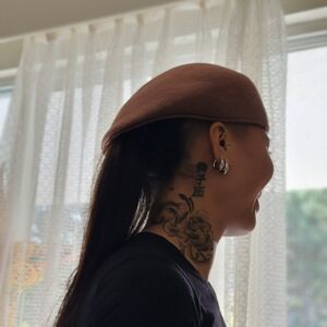 Beautiful Newsboy cap/hat/beret in tan color